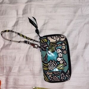 Vera Bradley island blooms floral wristlet wallet case